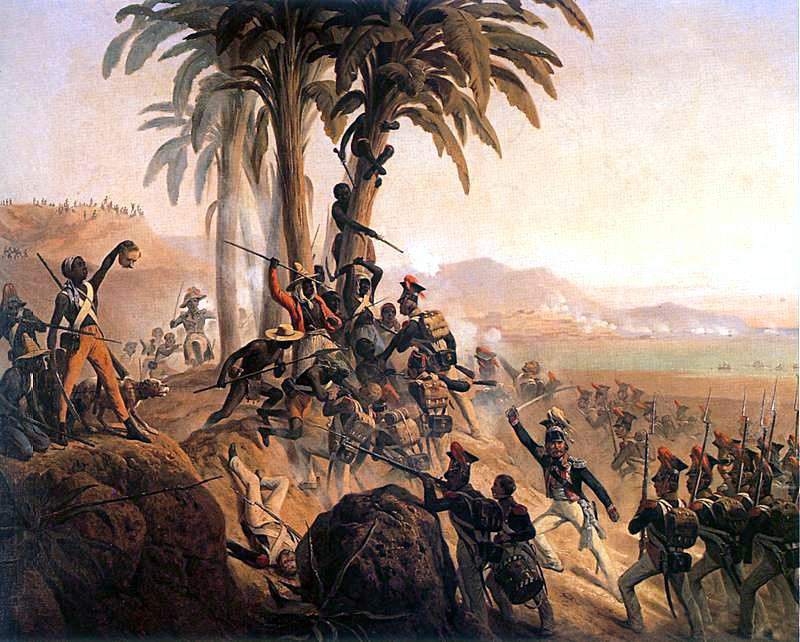 Haitian Revolution - Battle of San Domingo, also known as the Battle for Palm Tree Hill, by Suchodolski (1844)